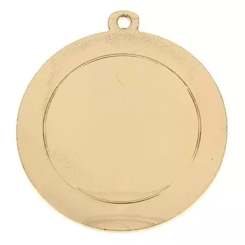 Медаль под нанесение золото, d=7 см, без ленты