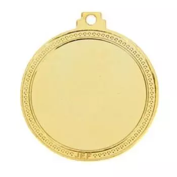 Медаль под нанесение 037, d= 4,5 см. Цвет золото. Без ленты