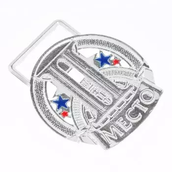 Медаль призовая серебро, d=3.5 см, 2 место, без ленты