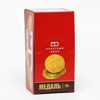 Медали шоколадные «Золото пиратов», с наклейкой, 25 г