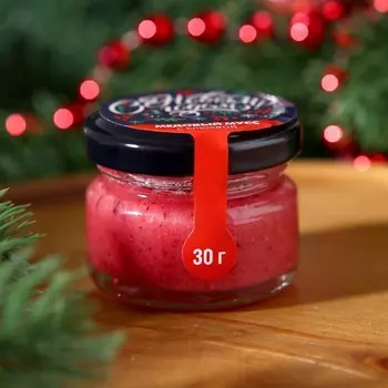 Крем-мёд «С Новым годом», вкус: клюква, 30 г