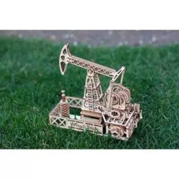 Механический 3D-пазл из дерева «Нефтяная Вышка»
