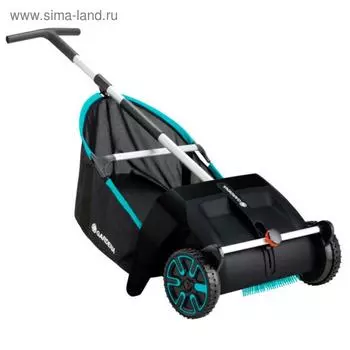 Механический собиратель листьев Gardena, объём 90 л, рабочая ширина 50 см