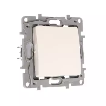 Механизм переключателя Legrand Etika Plus, 1 клавиша, 10 AX, 250 В, винтовые клеммы, слоновая кость