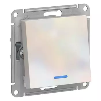 Механизм переключателя SchE ATN000463 AtlasDesign, 1 клавиша, СП, 10А, IP20, цвет жемчужный 954810