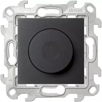 Механизм светорегулятора 1-кл. 1п 2мод. СП Simon 24 10А IP20 450В графит Simon 2410313-0