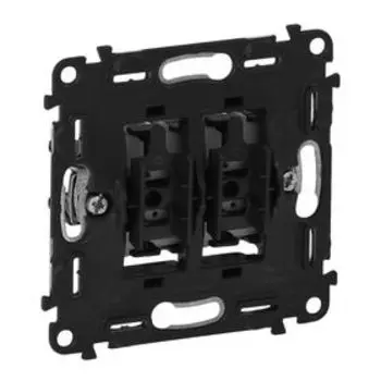 Механизм выключателя 2-кл. Legrand "Valena ", 10А, 250В, безвинтовые зажимы 752005