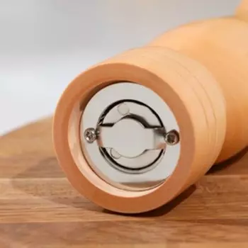 Мельница для специй Доляна, 255 см, металлический механизм, бежевая