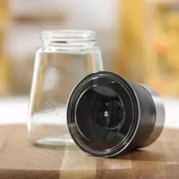 Мельница для специй Доляна «Модерн», 180 мл, 6,513 см, цвет чёрный