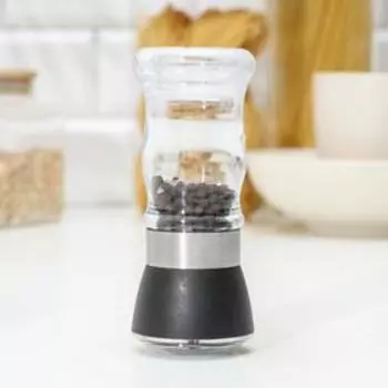 Мельница для специй Доляна «Рэйн», 125 см, керамический механизм, прозрачная