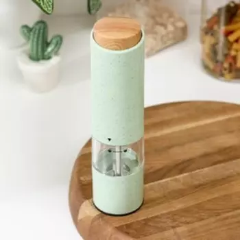 Мельница для специй Soft bamboo, керамический механизм, цвет зелёный