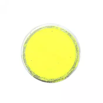 Меланж-сахарок для дизайна ногтей POLE, неон жёлтый