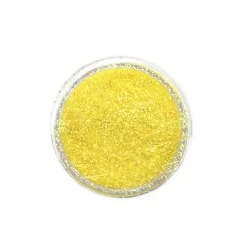 Меланж-сахарок для дизайна ногтей POLE, жёлтый