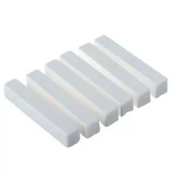 Мелки белые Calligrata, в наборе 6 штук, квадратные