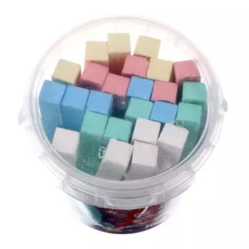 Мелки цветные для письма и рисования Enchantimals 25 шт., в ведёрке