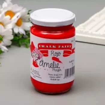 Меловая краска AMELIE красный, 280 мл