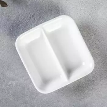 Менажница, 2 секции, 8,5×8,5 см,