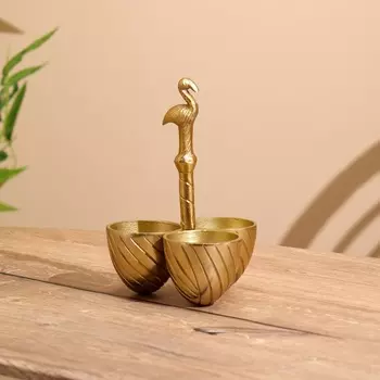 Менажница «Фламинго», 141421 см, алюминий