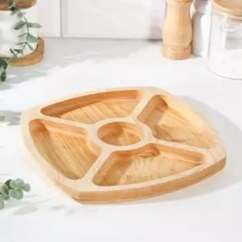 Менажница кедровая квадратная