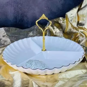 Менажница Lenardi, фарфор, 27 см