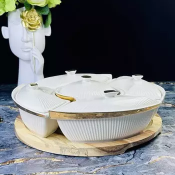 Менажница Lenardi «Эллада», на вращающейся подставке, 30.5 см