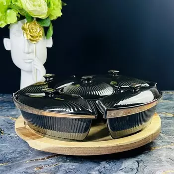 Менажница Lenardi «Эллада», на вращающейся подставке, 30.5 см