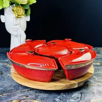 Менажница Lenardi «Эллада», на вращающейся подставке, 30.5 см