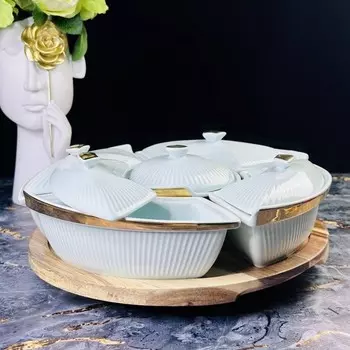 Менажница Lenardi «Эллада», на вращающейся подставке, 30.5 см