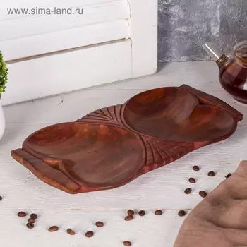 Менажница «Сердечки», 3015.53 см, дерево