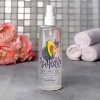 Мерцающий спрей для тела Avokato, банан-шоколад, 150 мл