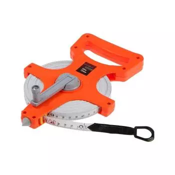 Мерная лента геодезическая «РемоКолор», фиберглассовая, открытый корпус, 50 м 13 мм