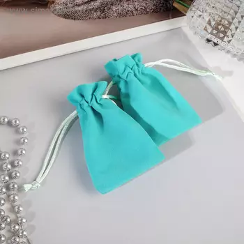 Мешочек бархатный «Классика», 97 см, тиффани