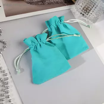 Мешочек бархатный «Классика», 912 см, бирюзовый