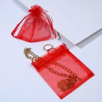 Мешочек подарочный, 912 см, красный