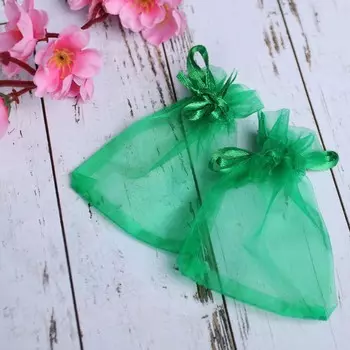 Мешочек подарочный, 79 см, тёмно-зелёный