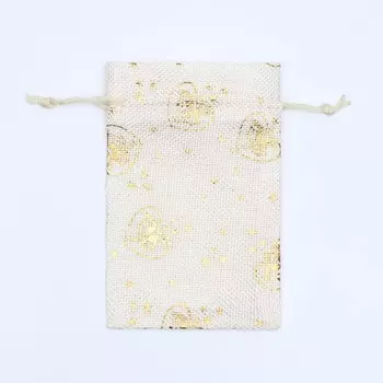 Мешочек подарочный из холщи "Колокольчики", 10 х 14 см