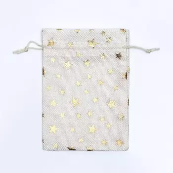 Мешочек подарочный из холщи “Звезды", 13 х 18 см