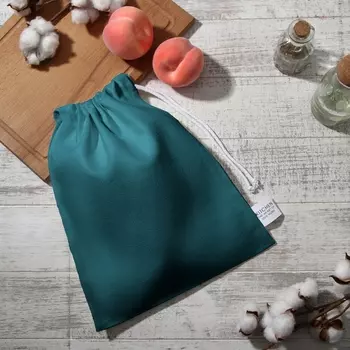 Мешочек текстильный Этель Home collection blue 2734 см, 45% лён, 55% хлопок