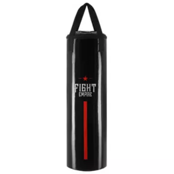 Боксёрский мешок FIGHT EMPIRE, вес 15 кг, на ленте ременной, цвет чёрный