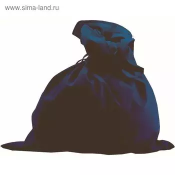 Мешок Деда Мороза, цвет синий, сатин