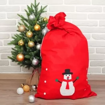 Мешок Деда Мороза «Снеговик», 60 95 см