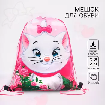 Мешок для обуви 420330 мм, «Кошечка Мари, Коты аристократы»