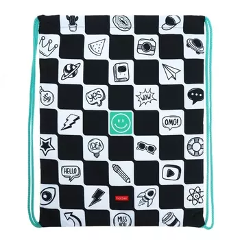 Мешок для обуви, 420 х 330 мм, Hatber "Смайлики"