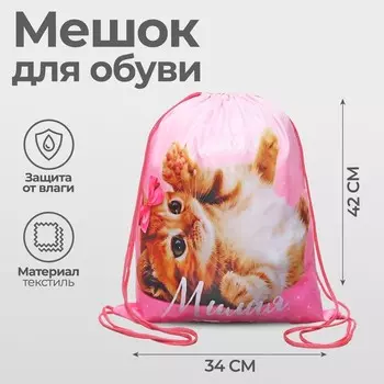 Мешок для обуви «Самая милая» (мягкий полиэстер, плотность 210D) 4234 см
