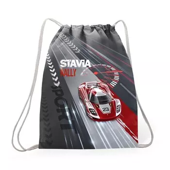 Мешок для обуви 430 х 340 мм, Stavia (плотность 600D с водоотталкивающей ПУ-пропиткой) "Ралли 23"