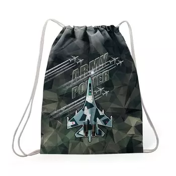 Мешок для обуви 430 х 340 мм, Stavia (плотность 600D с водоотталкивающей ПУ-пропиткой) "Самолёт"