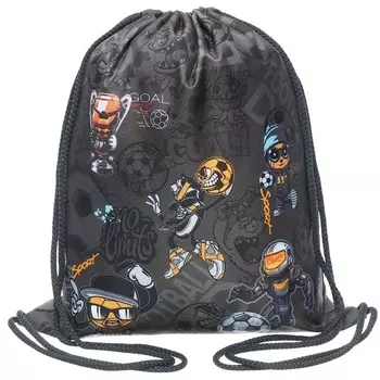 Мешок для обуви 435 х 360 мм, Stavia (плотность 600D с водоотталкивающей ПУ-пропиткой) "Футбол"