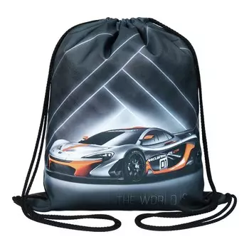 Мешок для обуви 435 х 360 мм, Stavia (плотность 600D с водоотталкивающей ПУ-пропиткой) "Скорость"