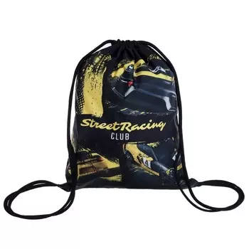 Мешок для обуви, 470 х 360 мм, "Оникс", МО-26-1р, "Авто коллаж"