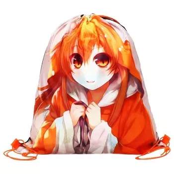 Мешок для обуви 480*380, Seventeen, бежевый, для девочки